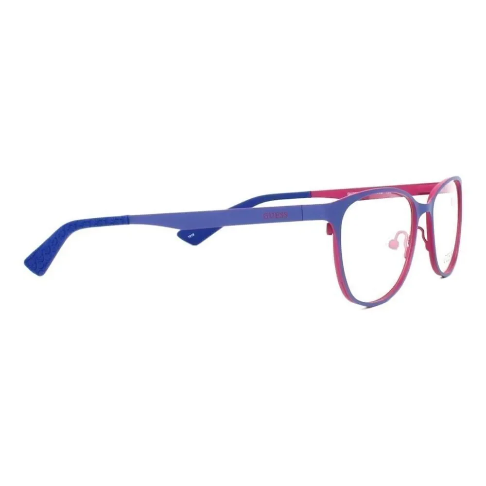 NWT GUESS 2564 51091 Blue/Pink Eyeglasses